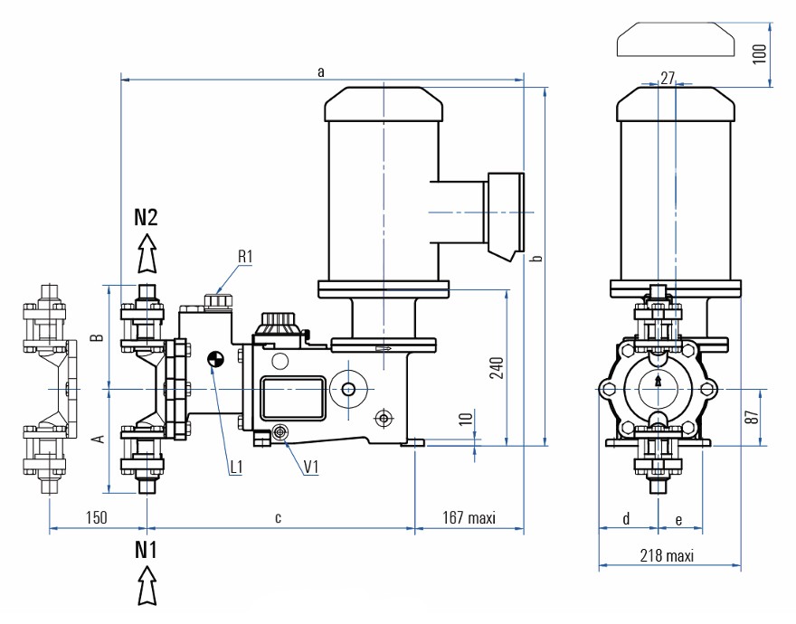maxroy a and d - metallic liquid end
