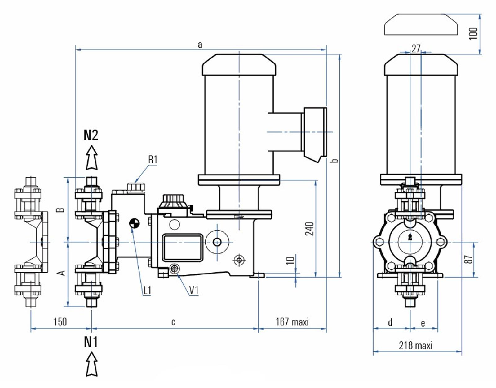 maxroy a and d - metallic liquid end