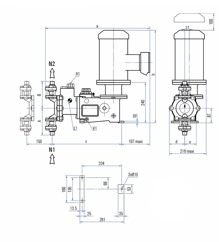 maxroy a and d - metallic liquid end
