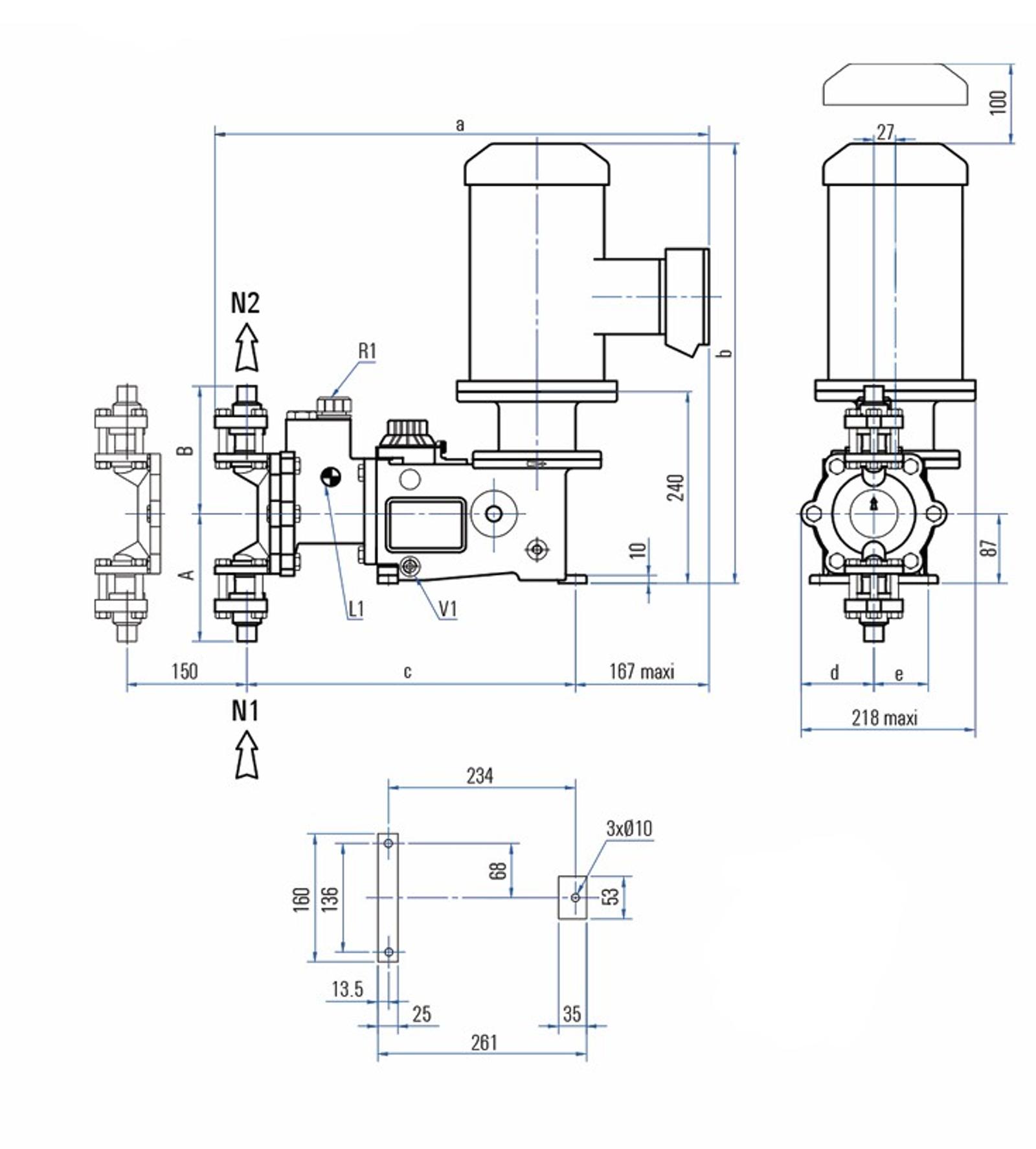 maxroy a and d - metallic liquid end