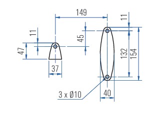 Simplex version - Plastic liquid end-mroy-XA