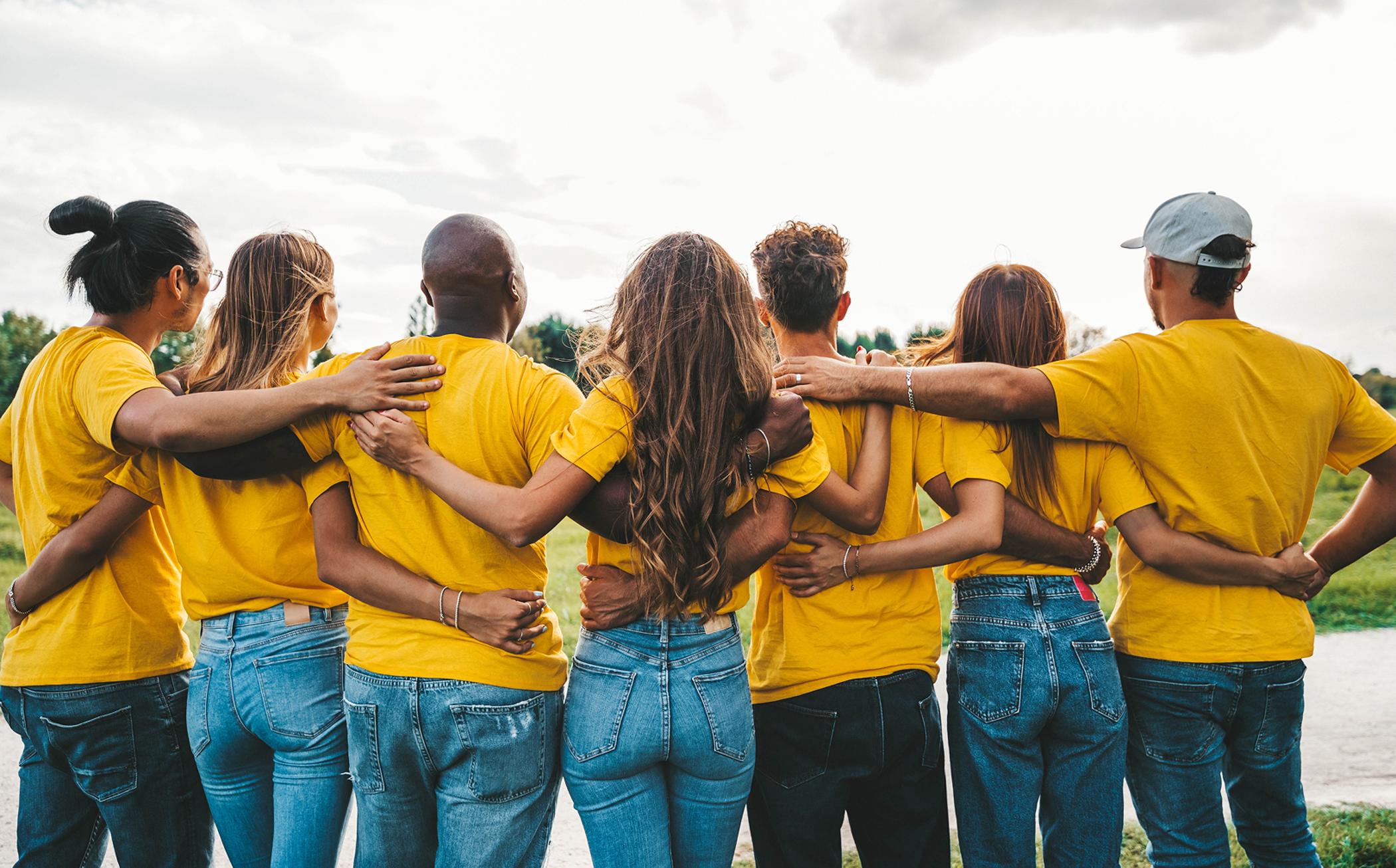 Male person, happy owner and care for golden retriever as animal, friendly pet and loyalty on bench.