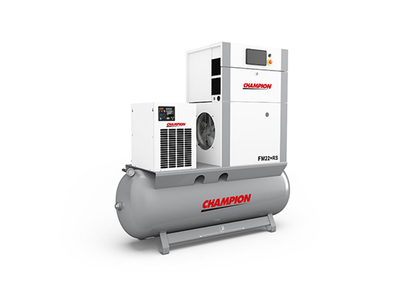 Champion FM22 air compressor with base