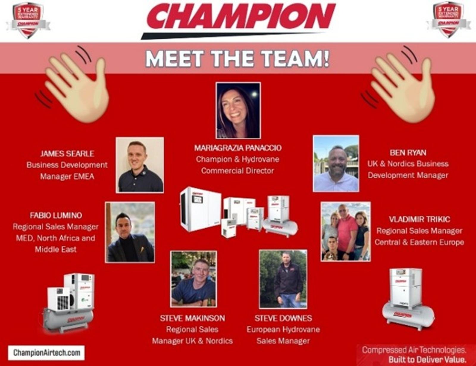 Équipe commerciale Champion Air