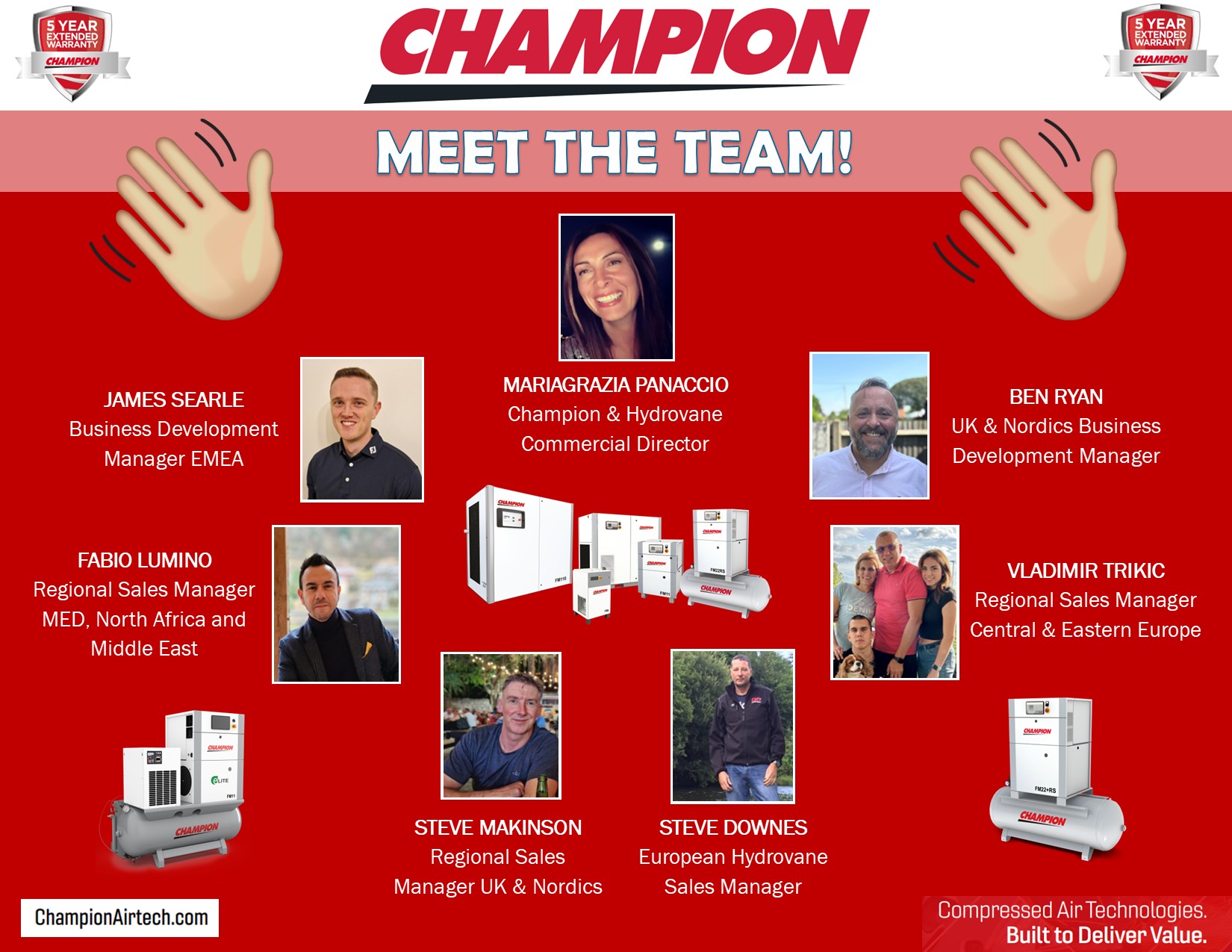 Champion Air sales team