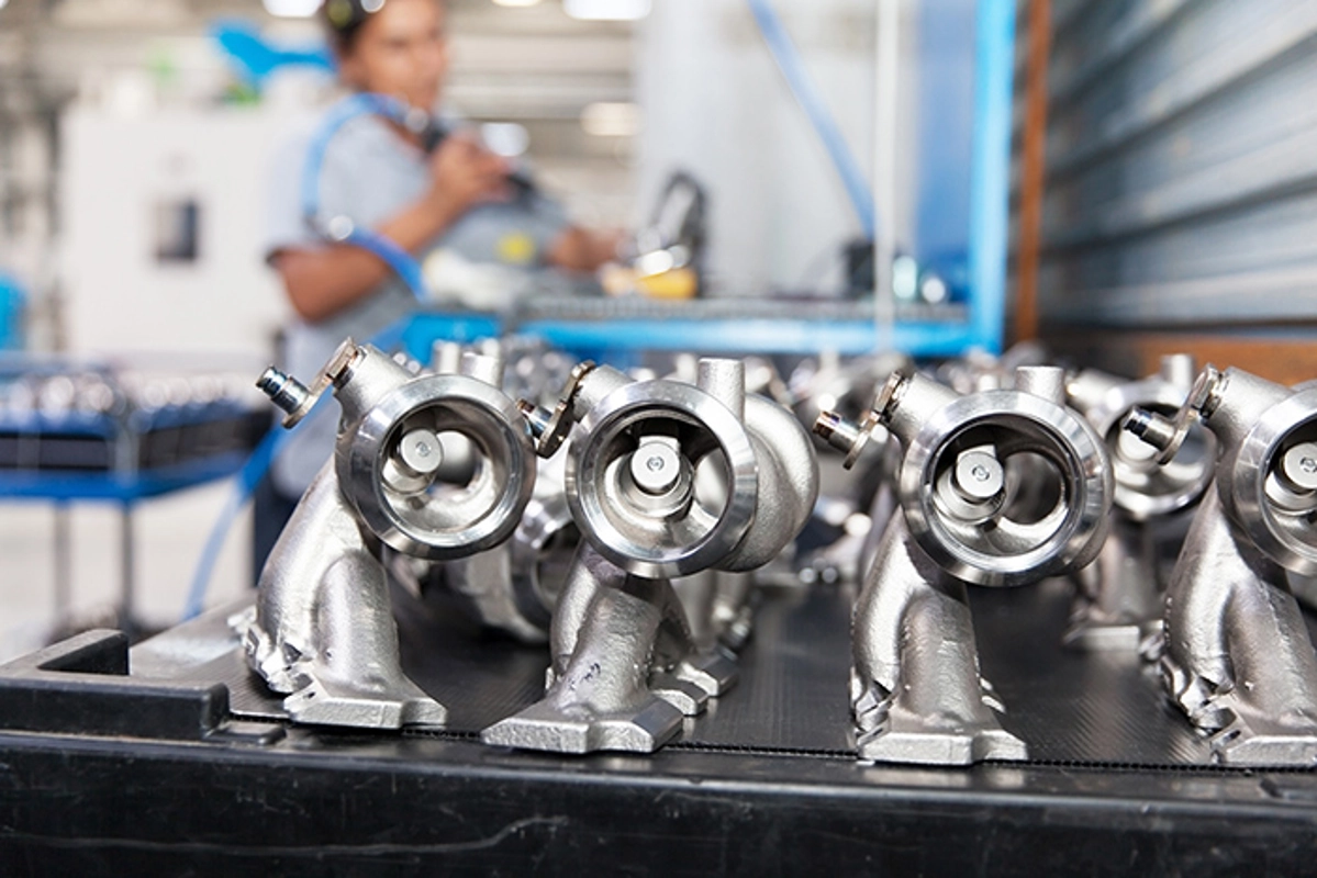 Production of vehicle parts