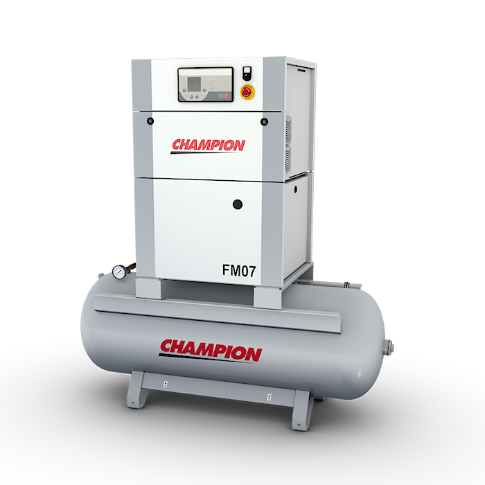 Champion FM07 air compressor with base