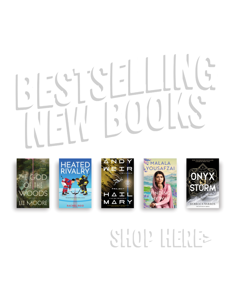 Bestselling new books. Shop here.