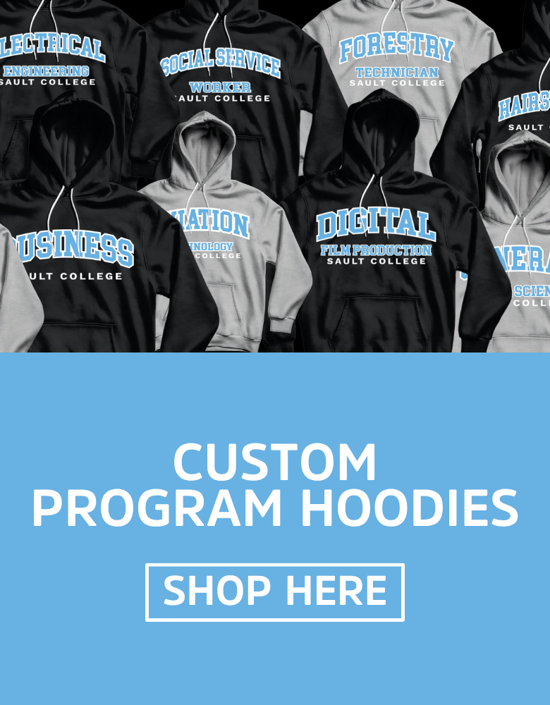 Custom Program Hoodies. Shop Here.