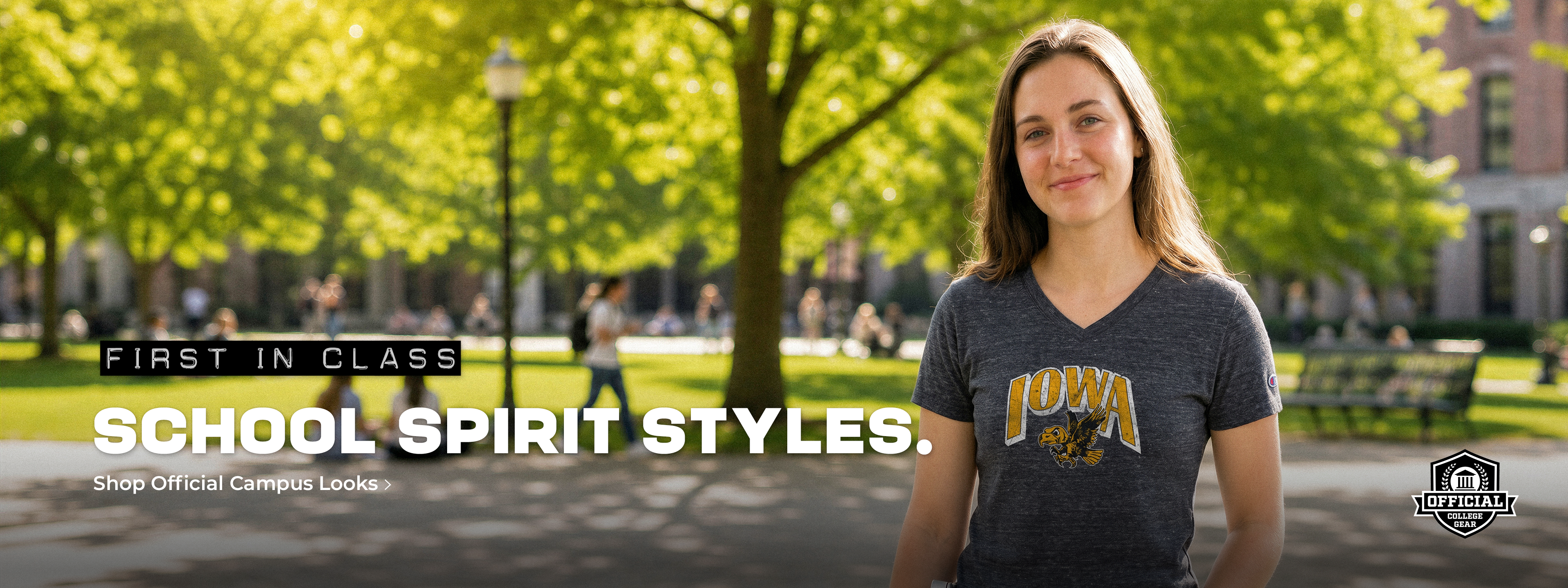 First in class. School spirit styles