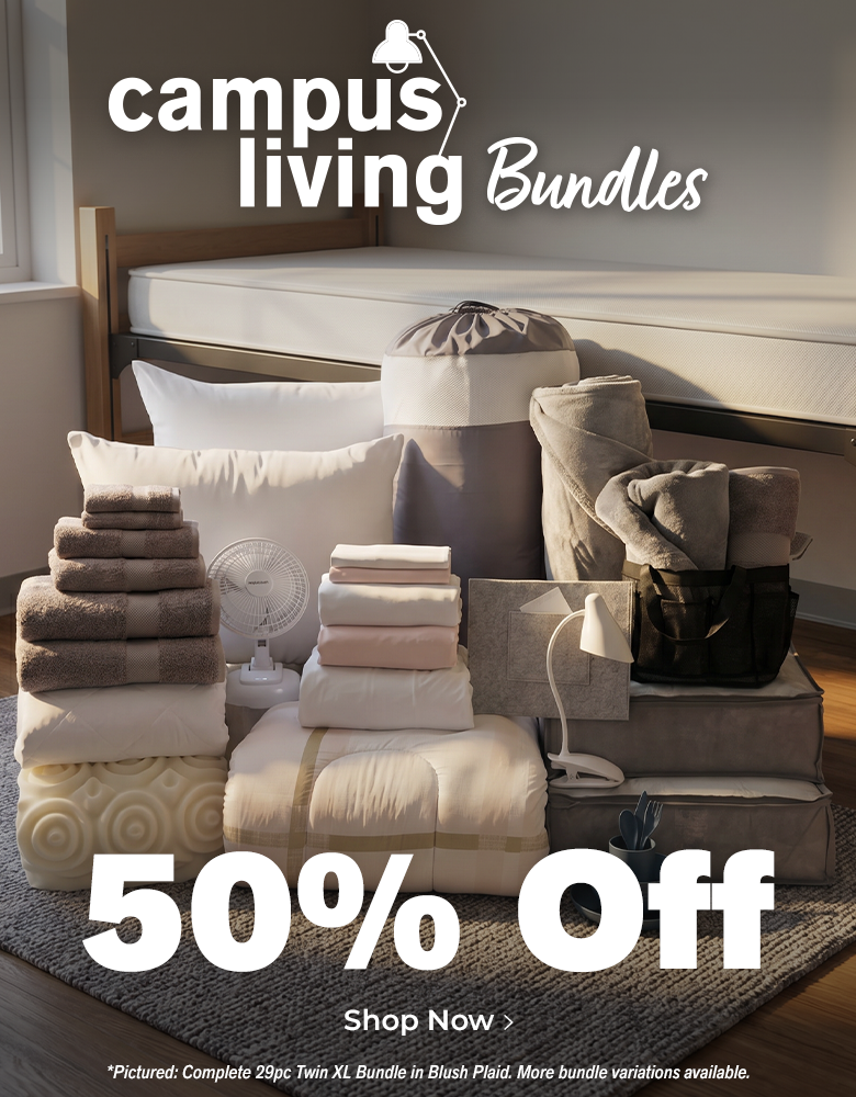 Campus living bundles 50% off