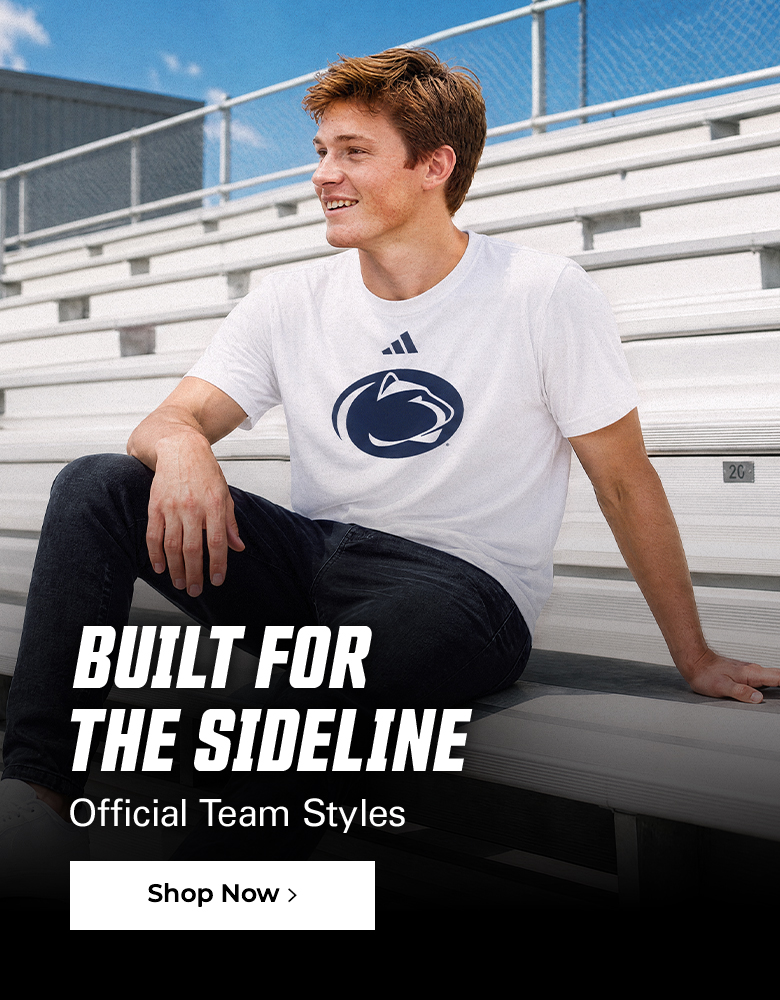 Built for the sideline. Official team styles