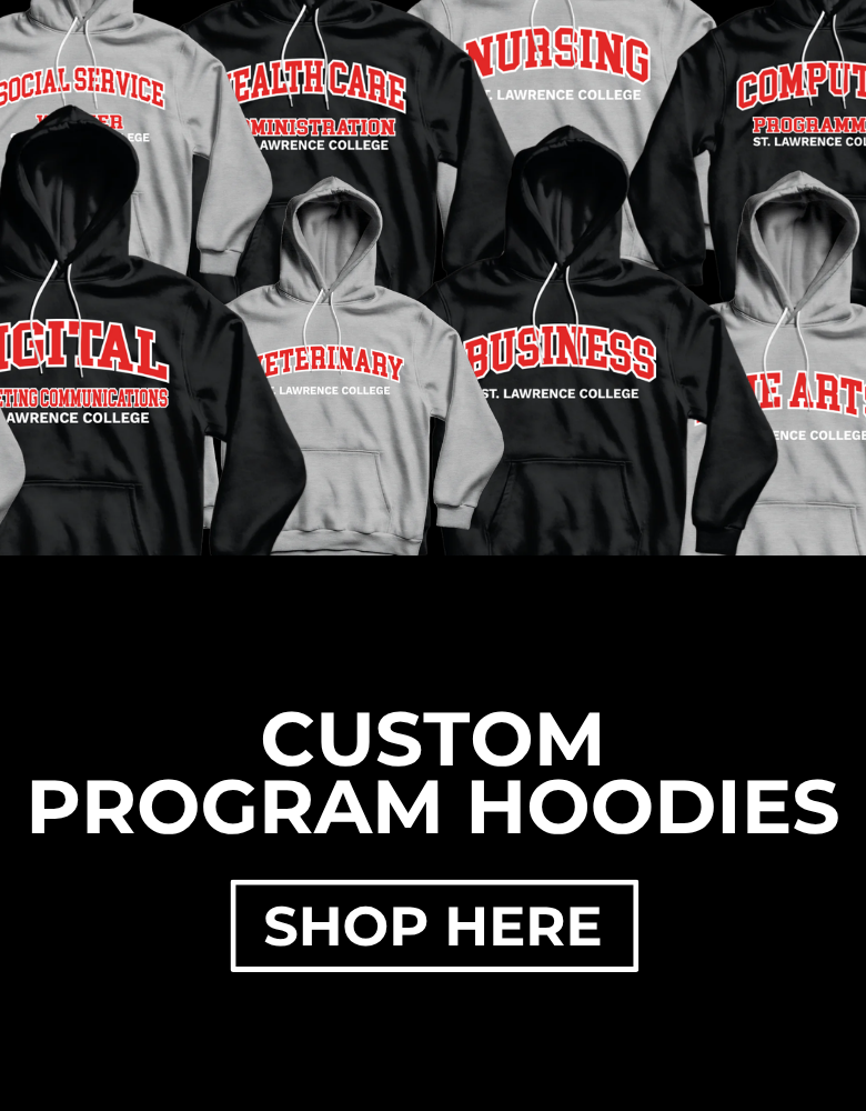 Custom Program Hoodies. Shop Here.