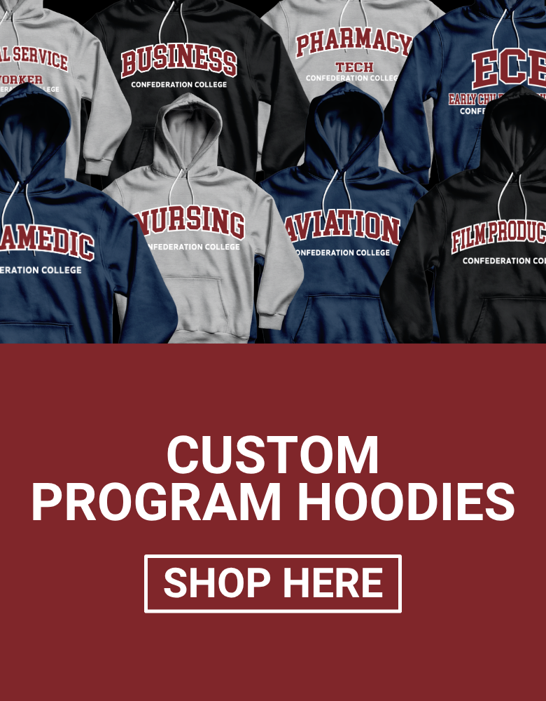 Custom Program Hoodies. Shop Here.