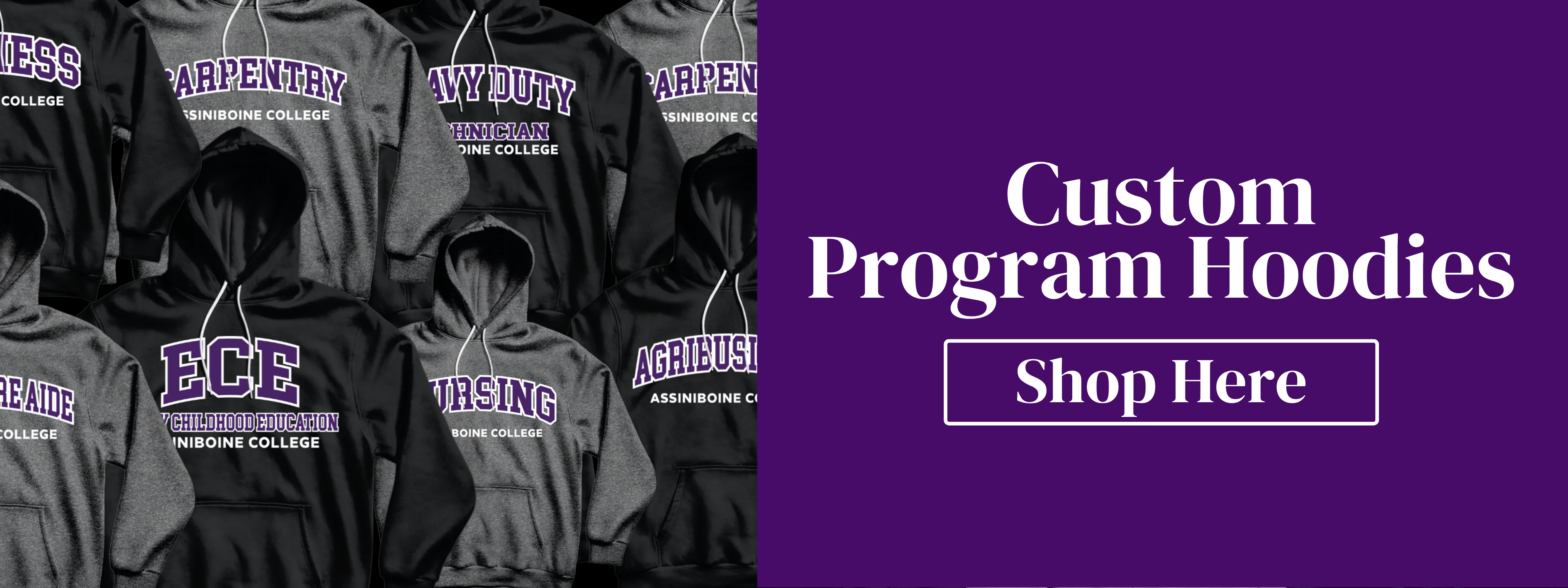 Custom Program Hoodies. Shop Here.