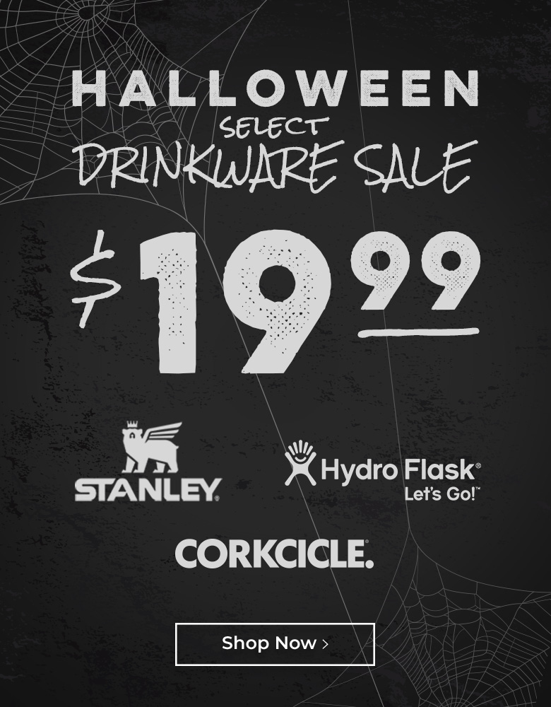 Halloween Select Drinkware Sale $19.99. Stanley, Hydro flask, Corkcicle.