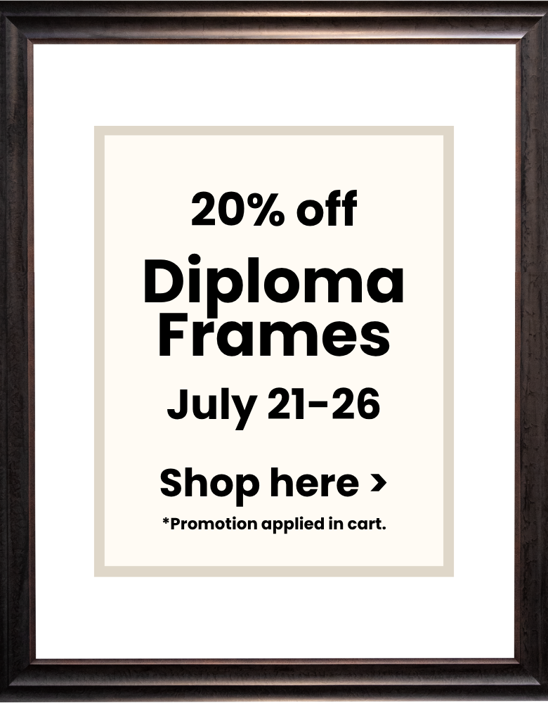 20% off diploma frames