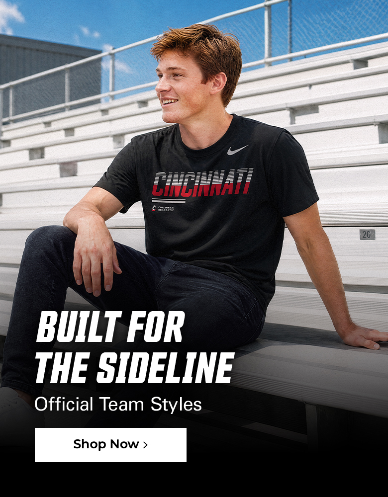 Built for the sideline. Official team styles