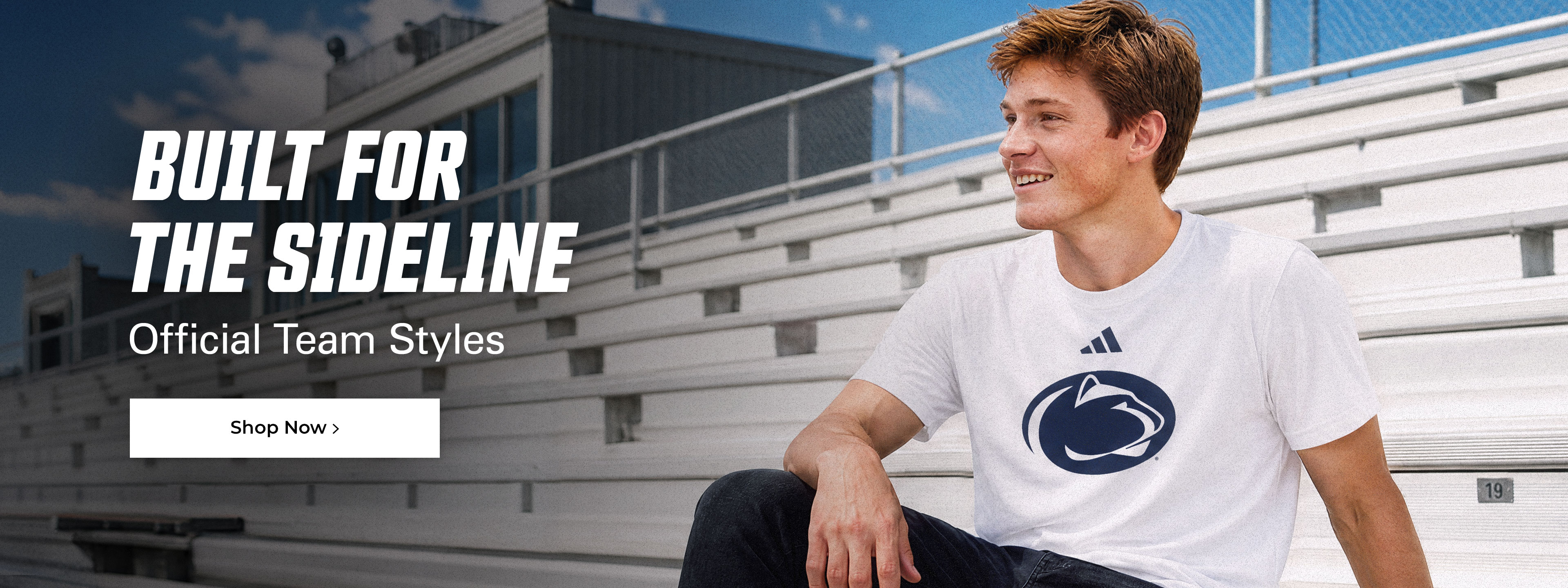 Built for the sideline. Official team styles
