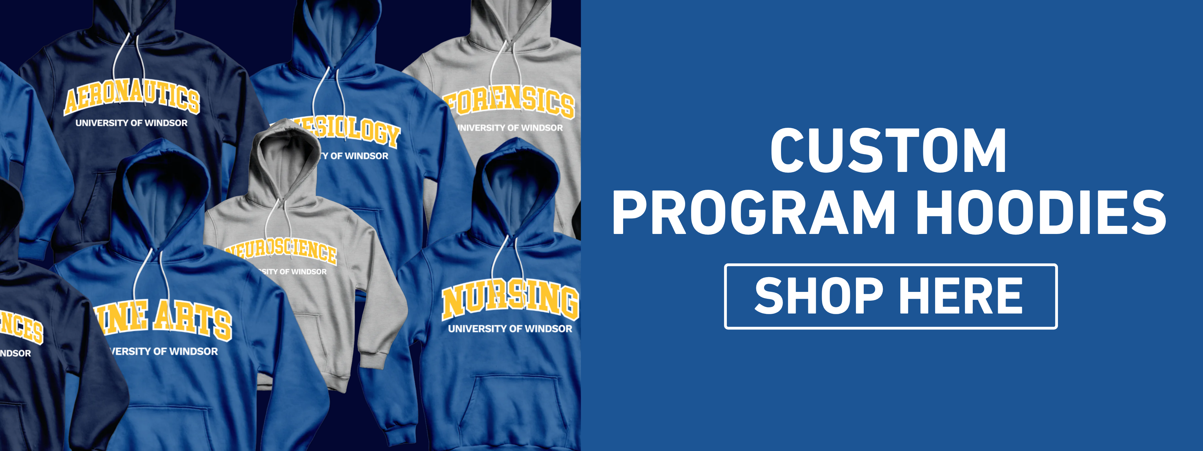 Custom Program Hoodies. Shop Here.