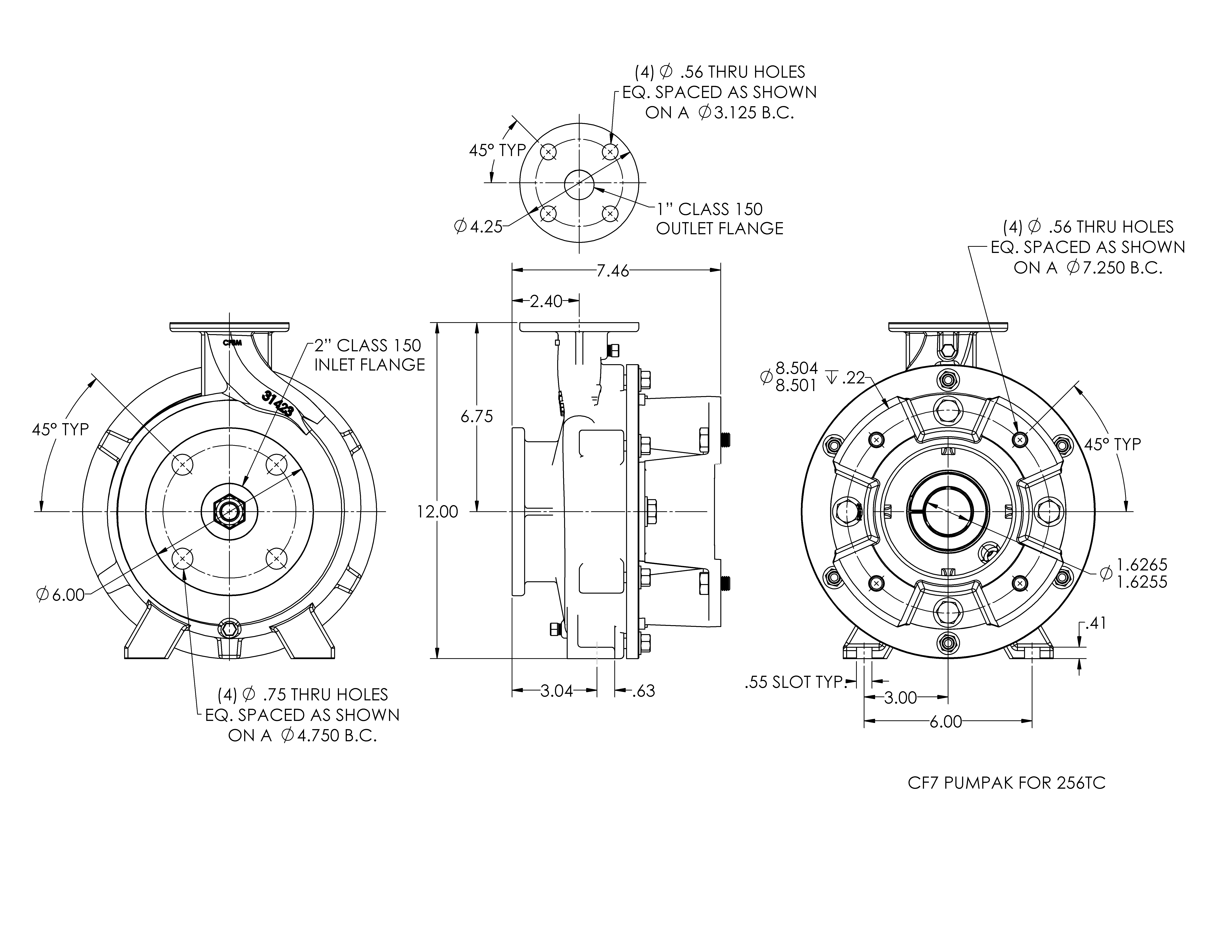 CHEMFLO® 7 CC | End Suction Centrifugal Pump | MP Pumps