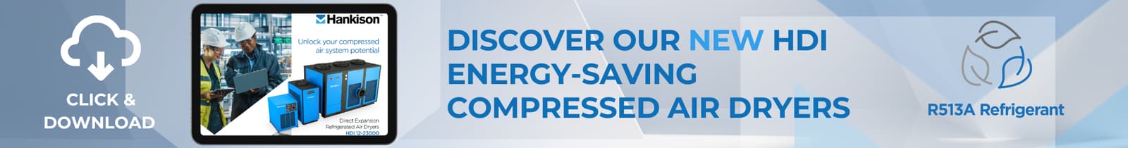 Hankison HDI Refrigerated Dryers Download Banner EN