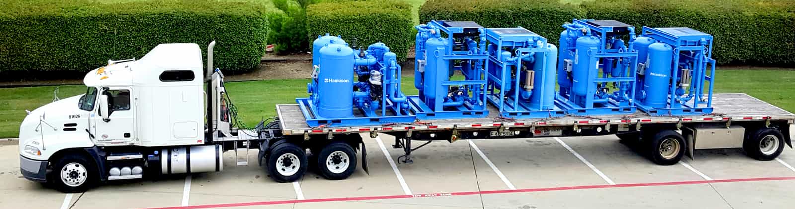 Hankison Compressed Air Dryers Rental Truck Banner