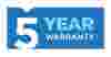 5 Year Warranty