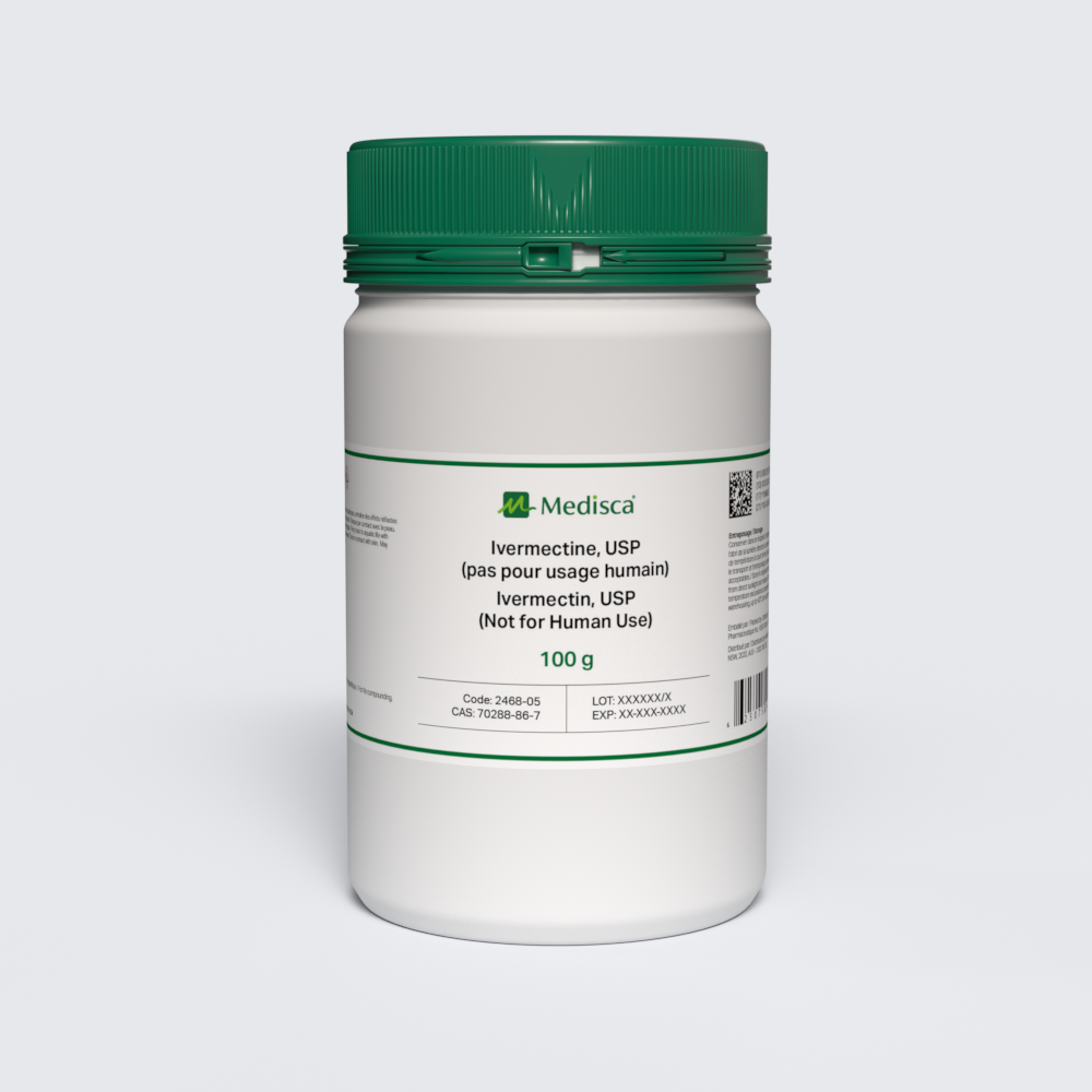 2468 05 Ivermectin USP (Not for Human Use) 100g MCA Camera