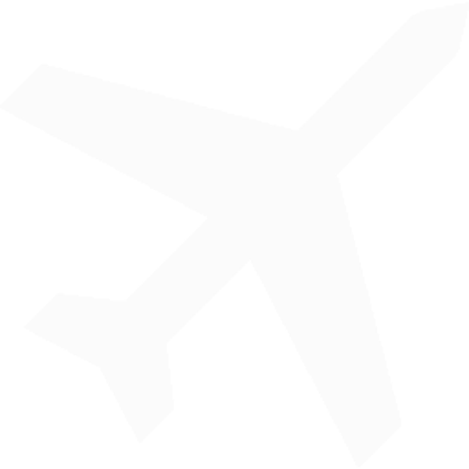 white airplane icon