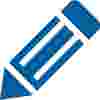 pencil blue