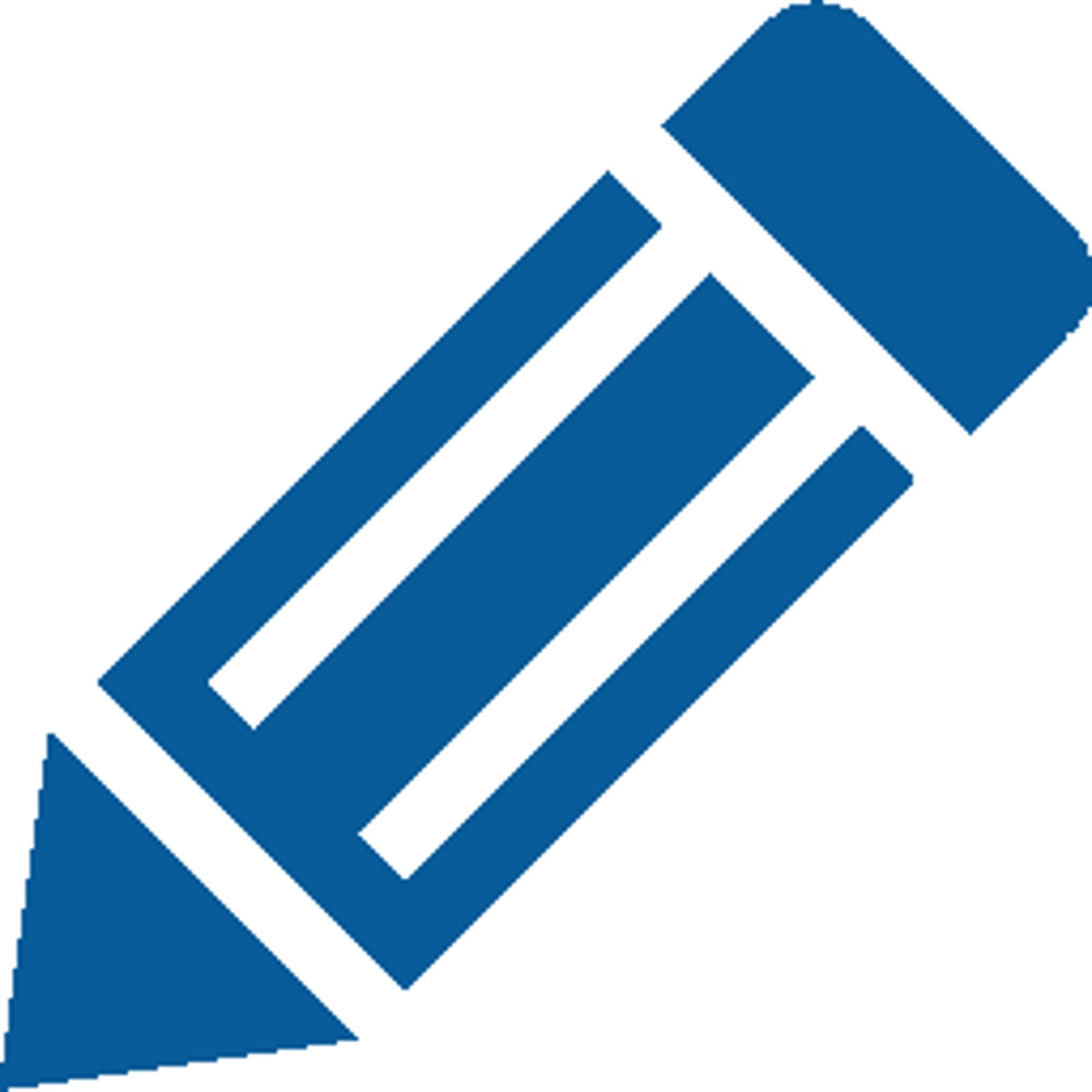 pencil blue