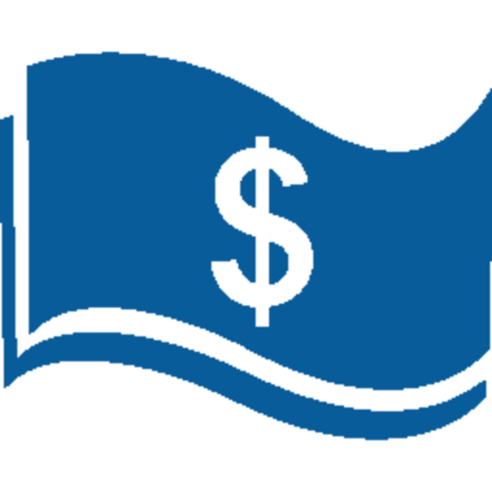 money icon blue