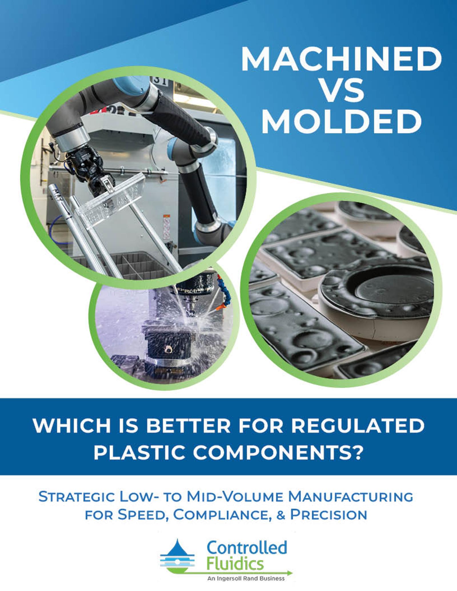 Machined vs molded white paper cover art with CNC machines