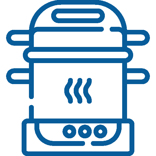 autoclave blue icon