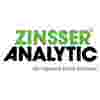 zinsser analytic logo with black and green text on a white background 