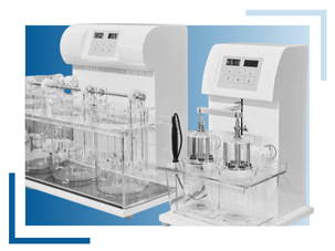 Two types of lab equipment side by side, illustrating the diversity of tools used in scientific experimentation and analysis.