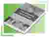 A hardcover book titled The Ultimate Specialized Plastic Design Guide lies on a green gradient background with geometric corner accents. The cover features grayscale images of plastic products and design tools.