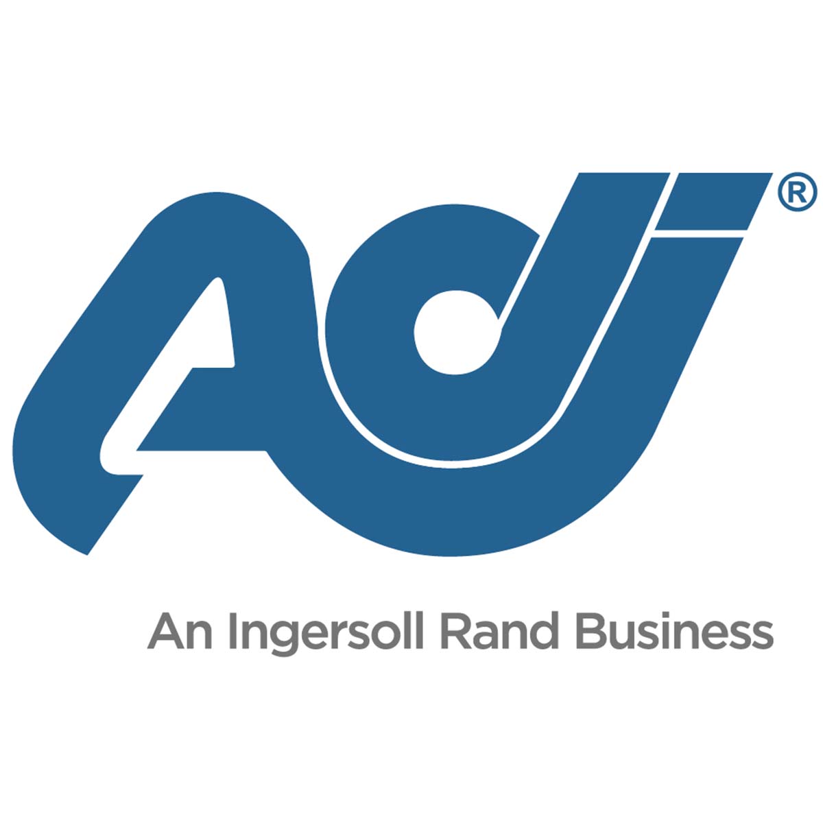 navy blue air dimensions (ADI) logo on white background