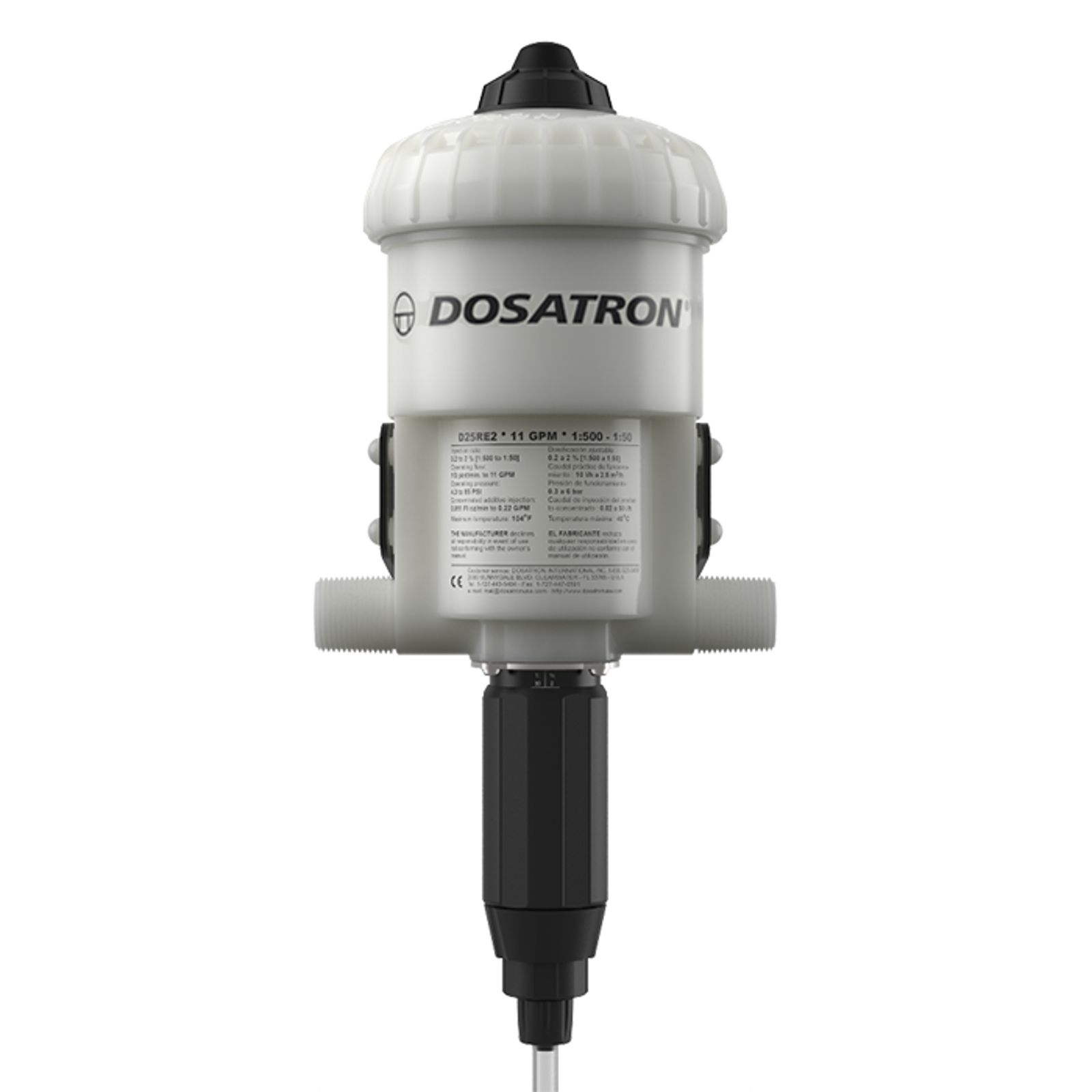 Dosatron expert dosing pump - D25RE2PVDF model
