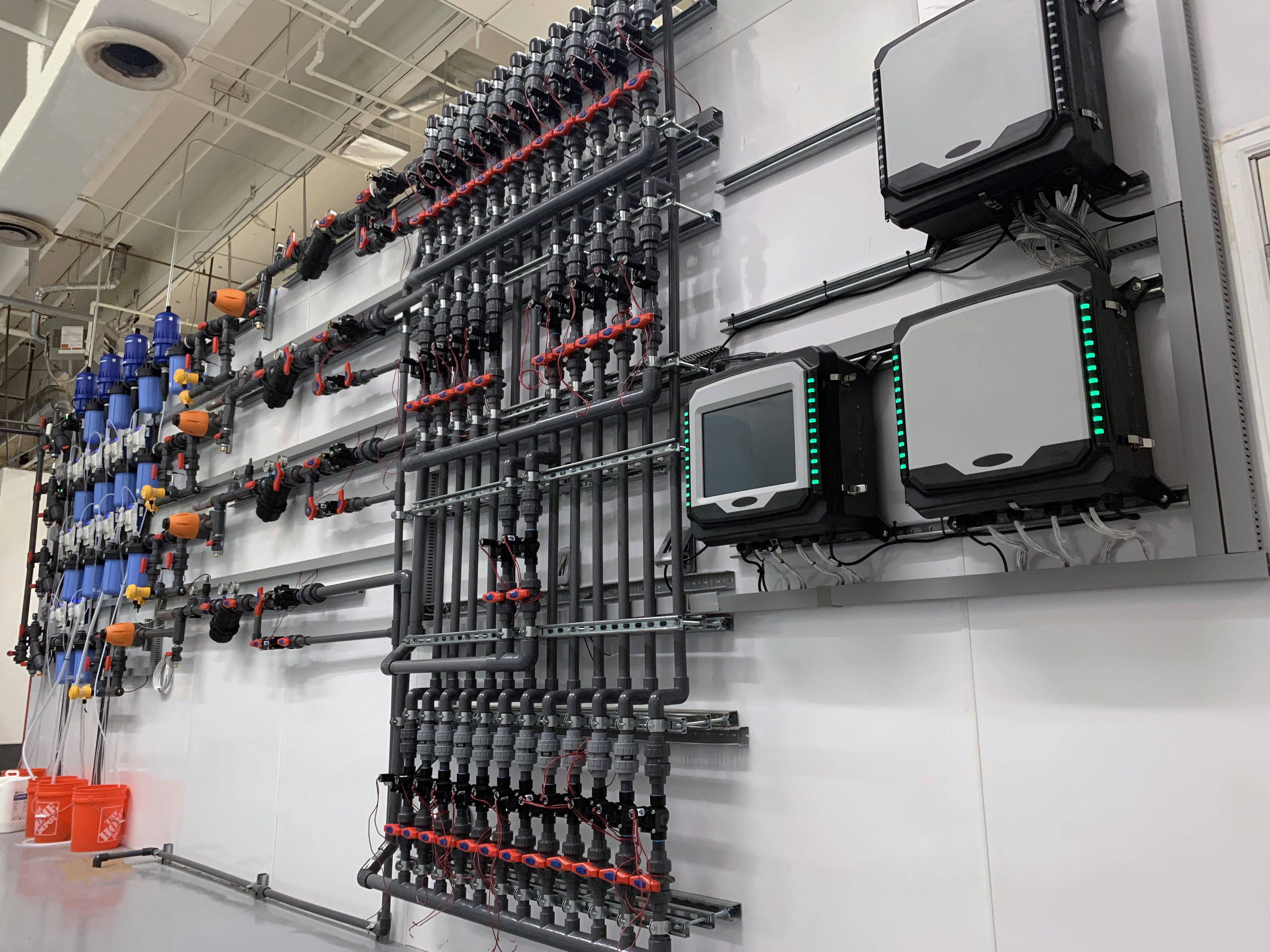 The Dilution Solutions controller in a grower's facility