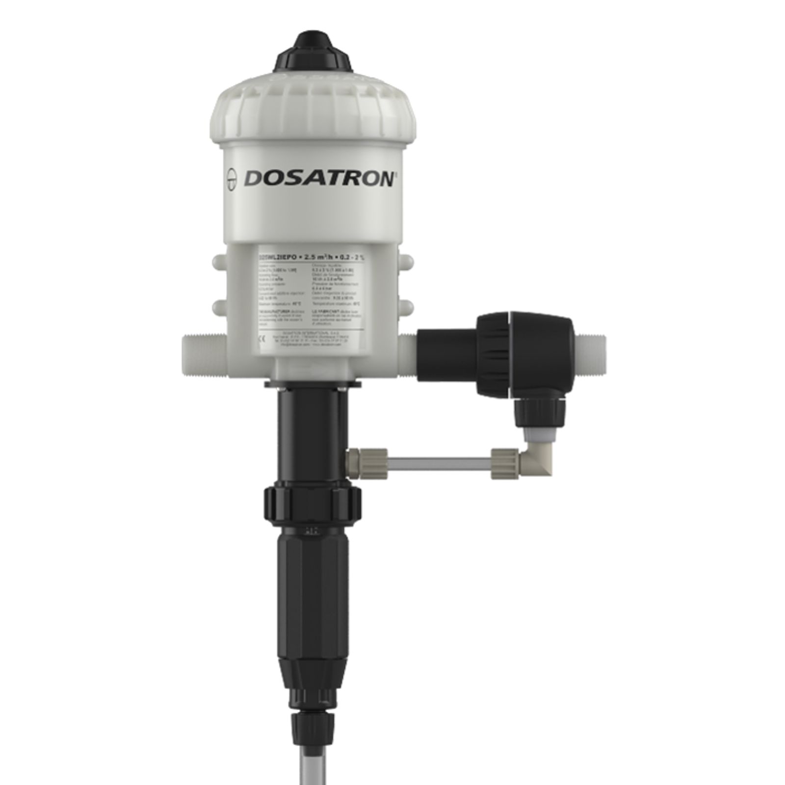 Dosatron expert wastewater treatment pump - D25WL2IEPPO PVDF model
