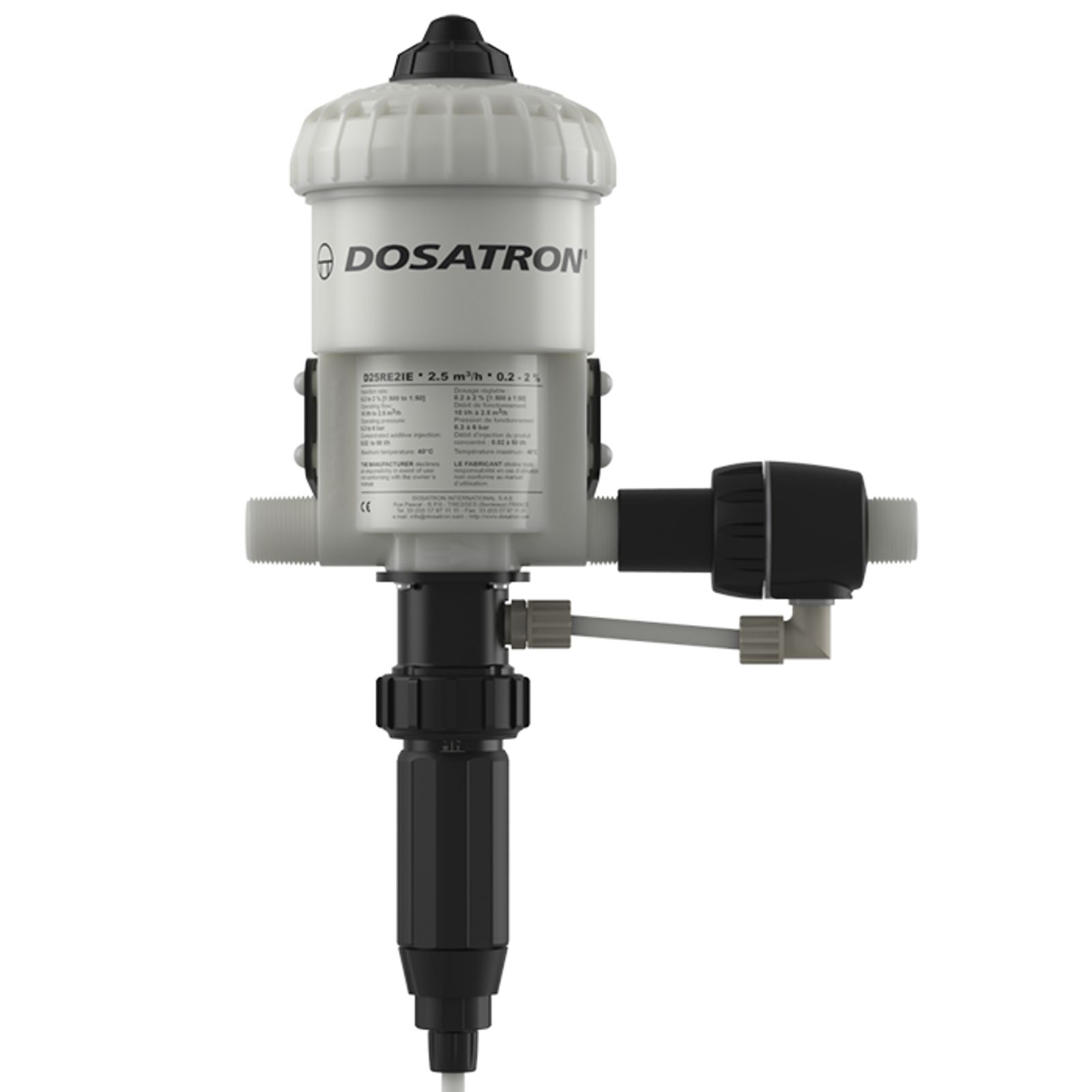 Dosatron expert dosing pump - D25RE2IEPVDF model