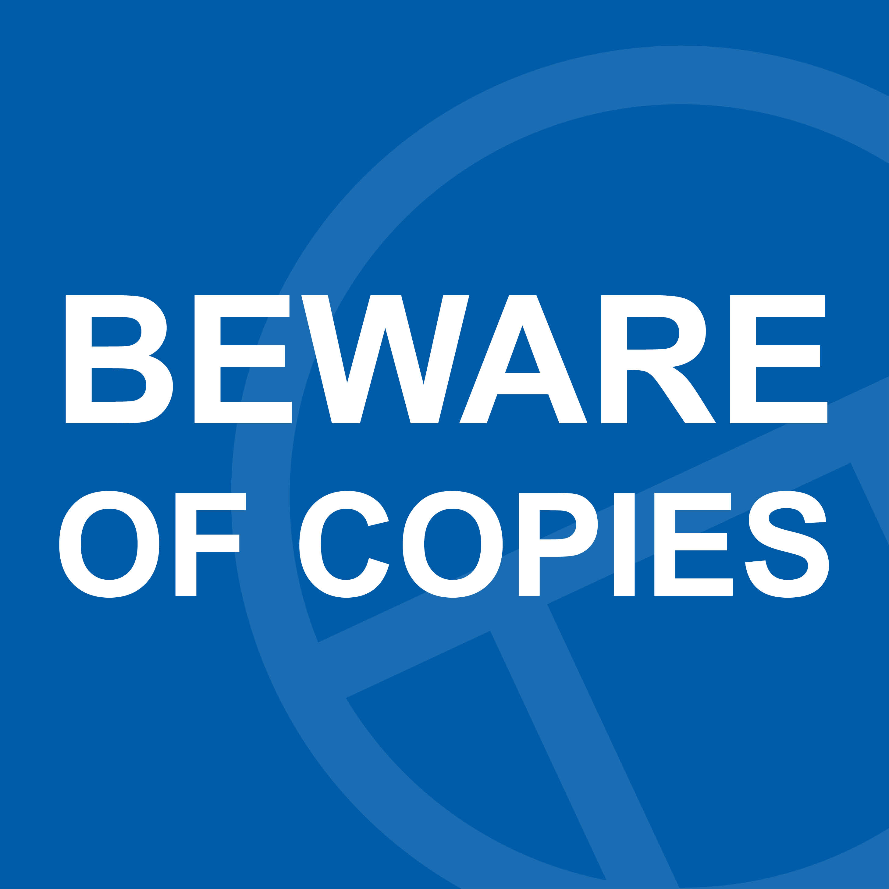 Beware of copies of Dosatron