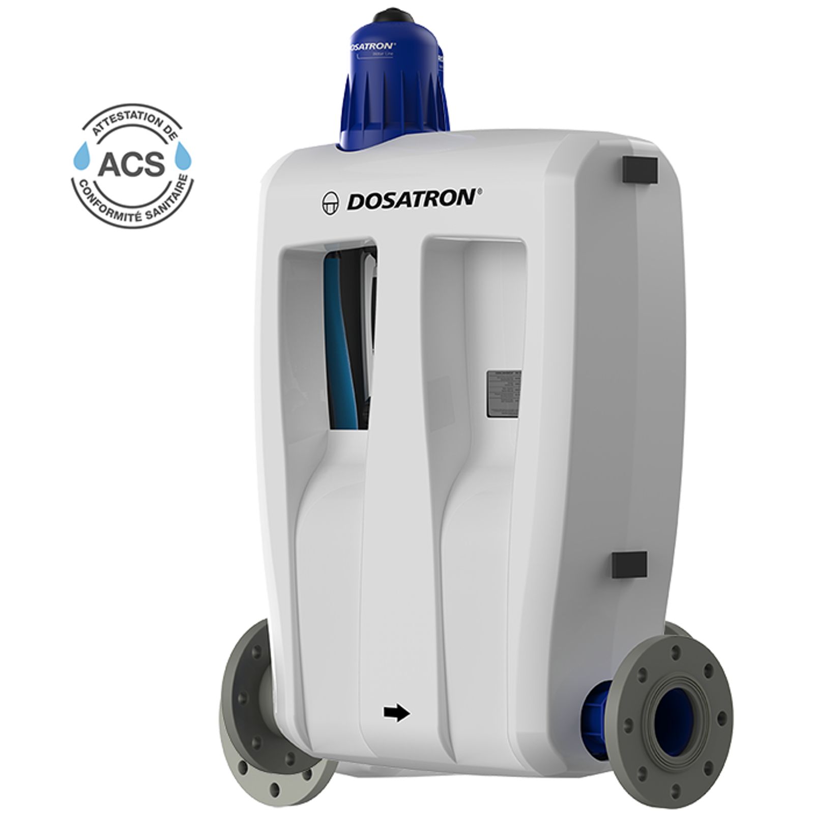 Dosatron certified chlorine dosing pump - D30WL30000NIEmodel 3/4 right
