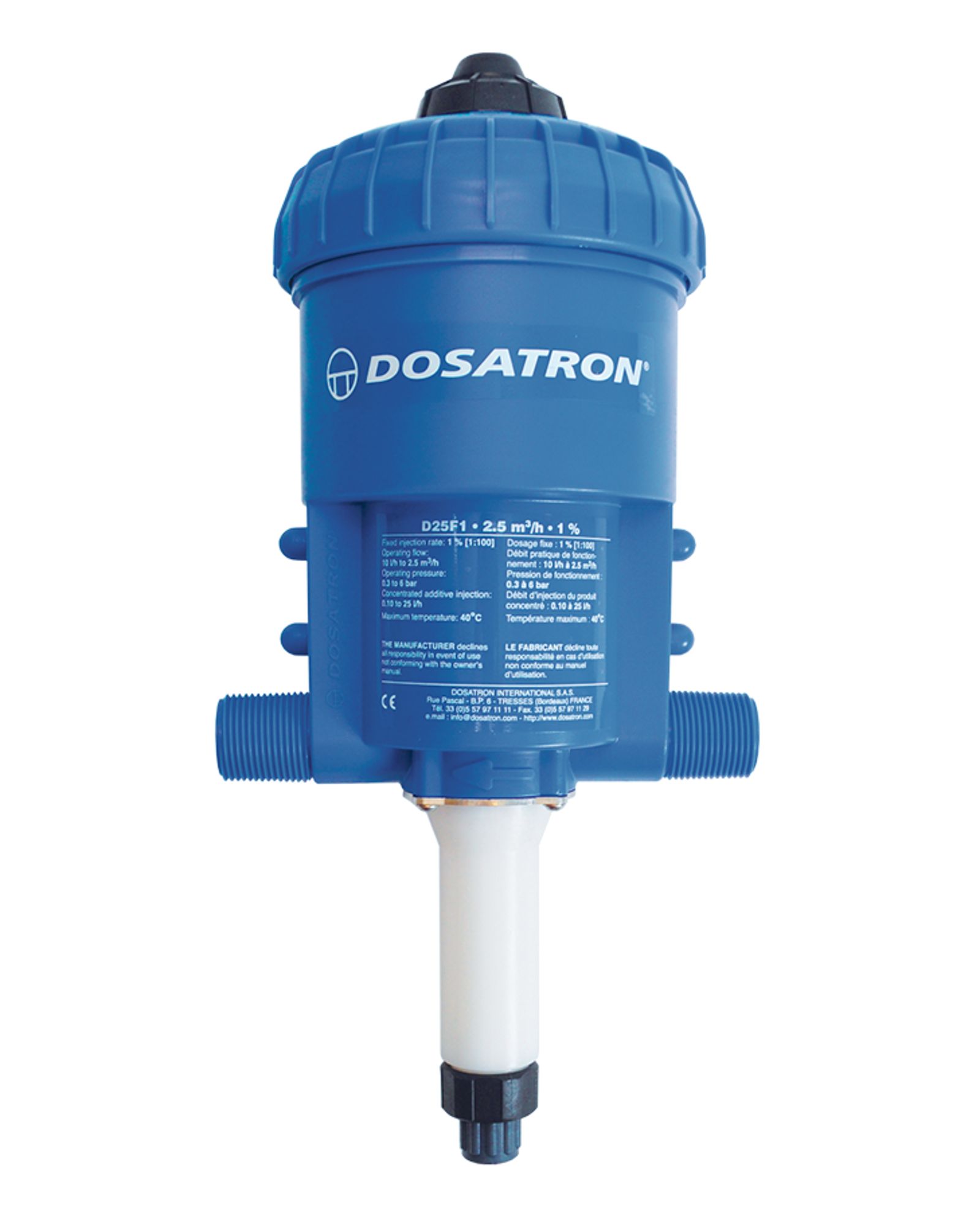 Fertilizer injectors for optimal irrigation