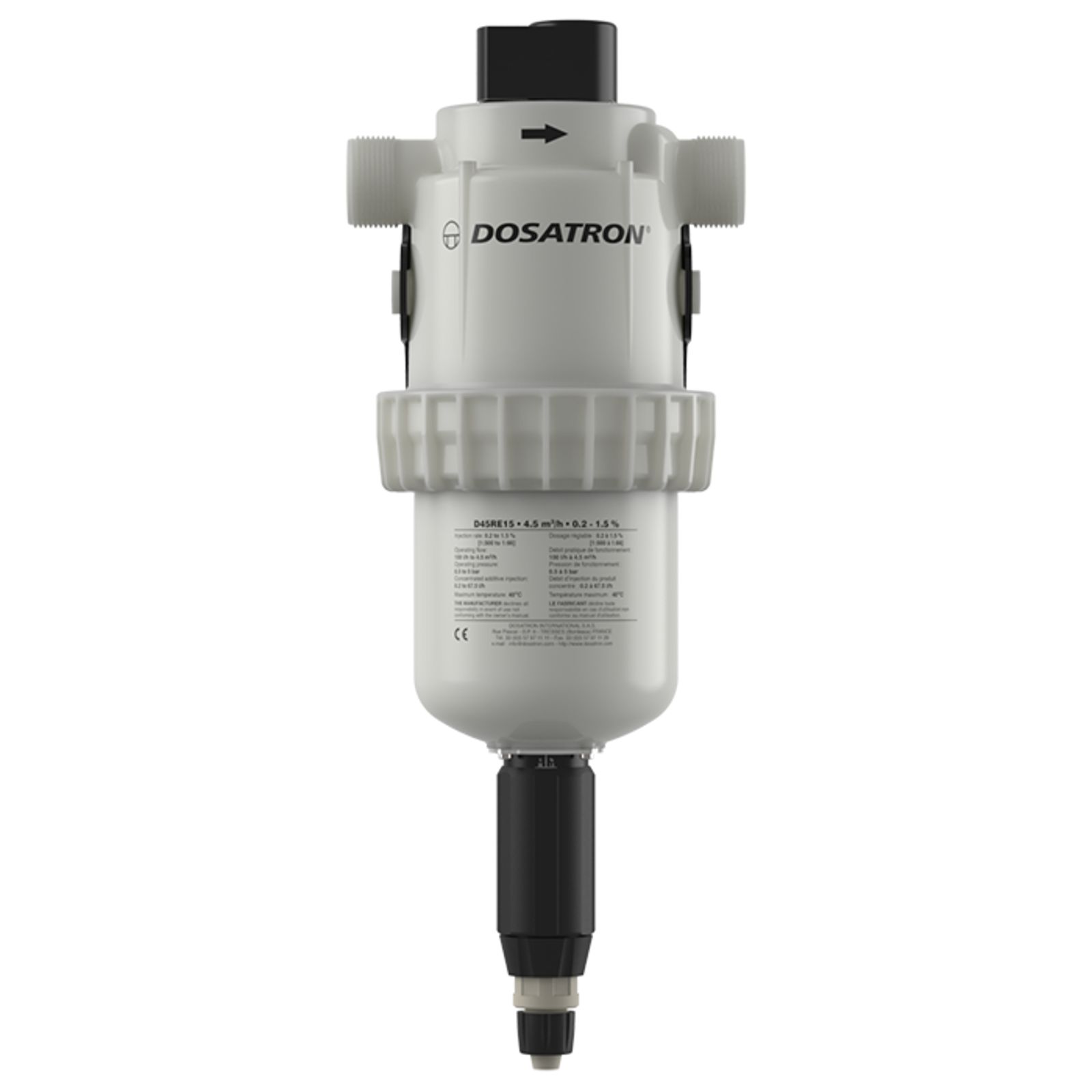 Dosatron expert dosing pump - D45RE15PVDF model