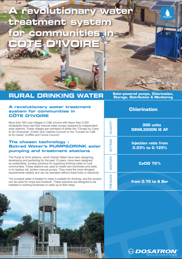 Drinking Water Ivory Coast Thumbnail Photo