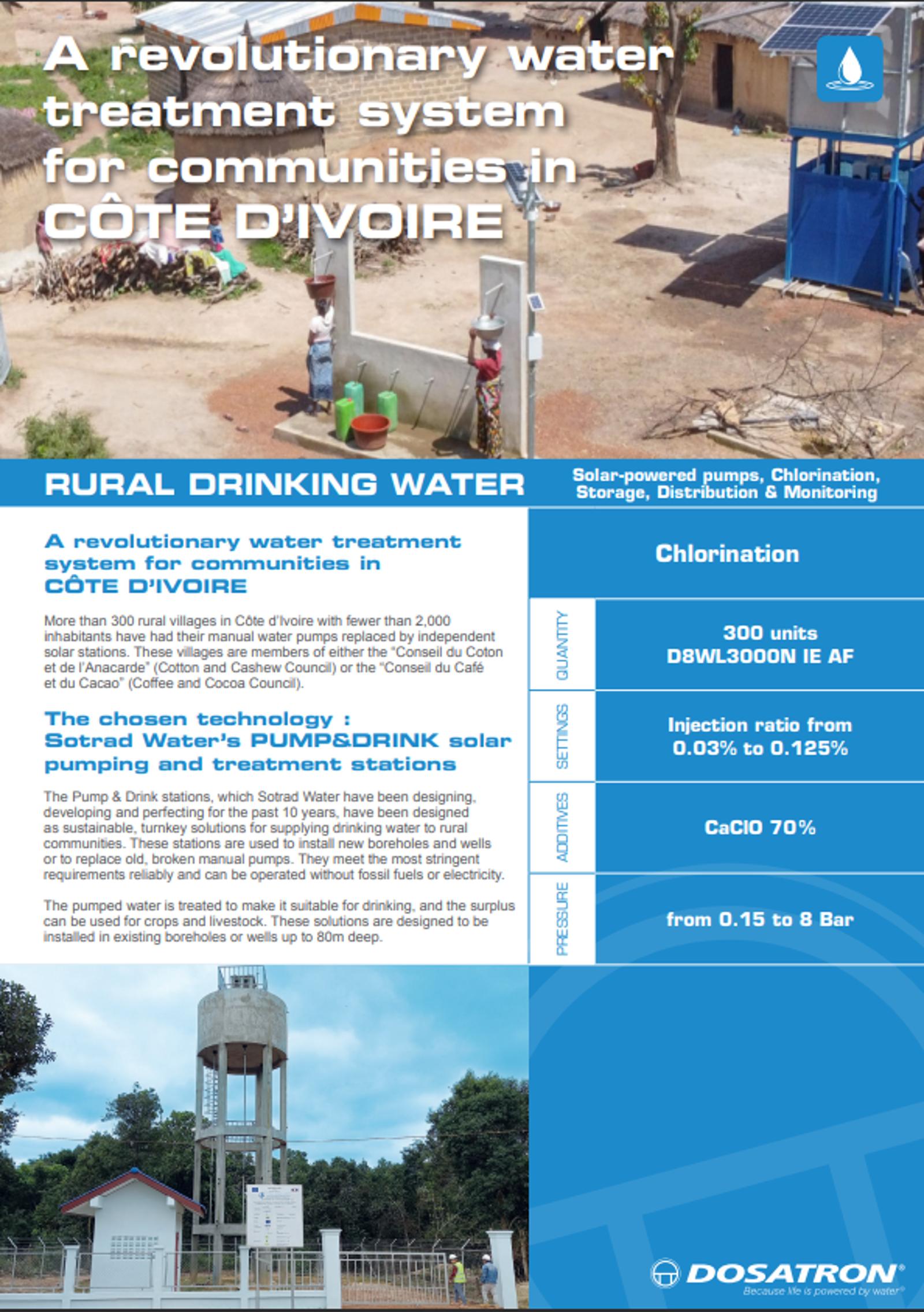 Drinking Water Ivory Coast Thumbnail Photo