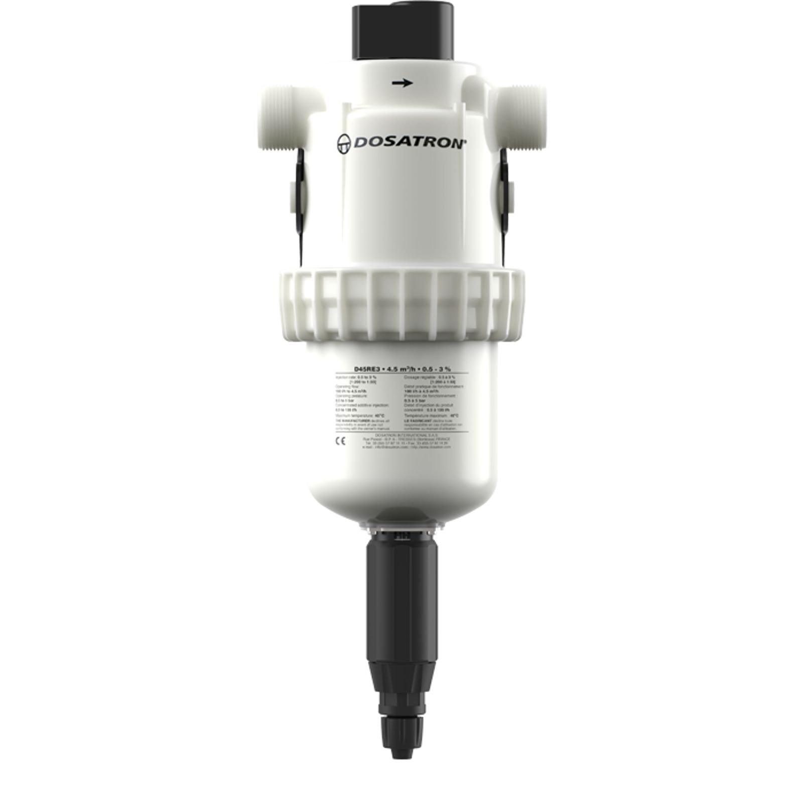 Dosatron expert dosing pump - D45RE3PVDF model